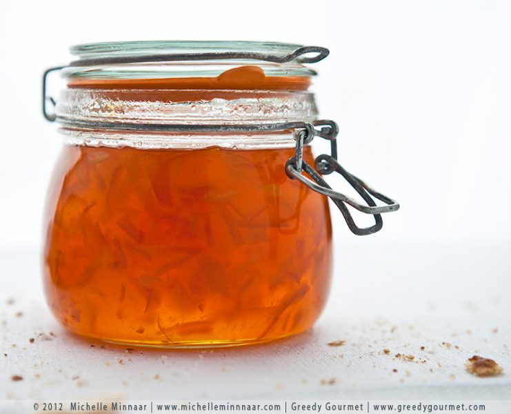 seville orange marmalade in a jar