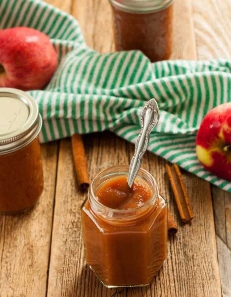slow cooked apple butter