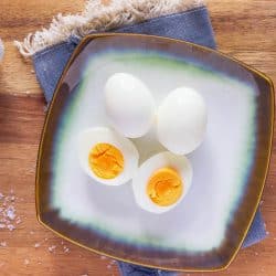 Hardcooked eggs that peel easy