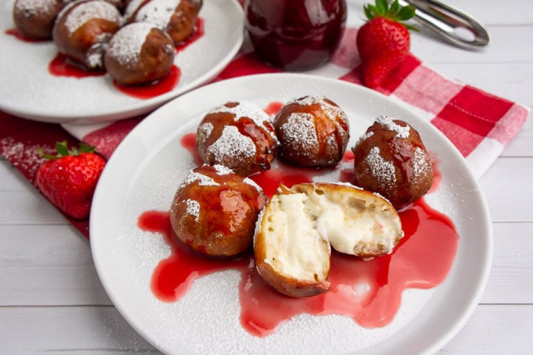 Fried Cheesecake Bites The Flour Handprint
