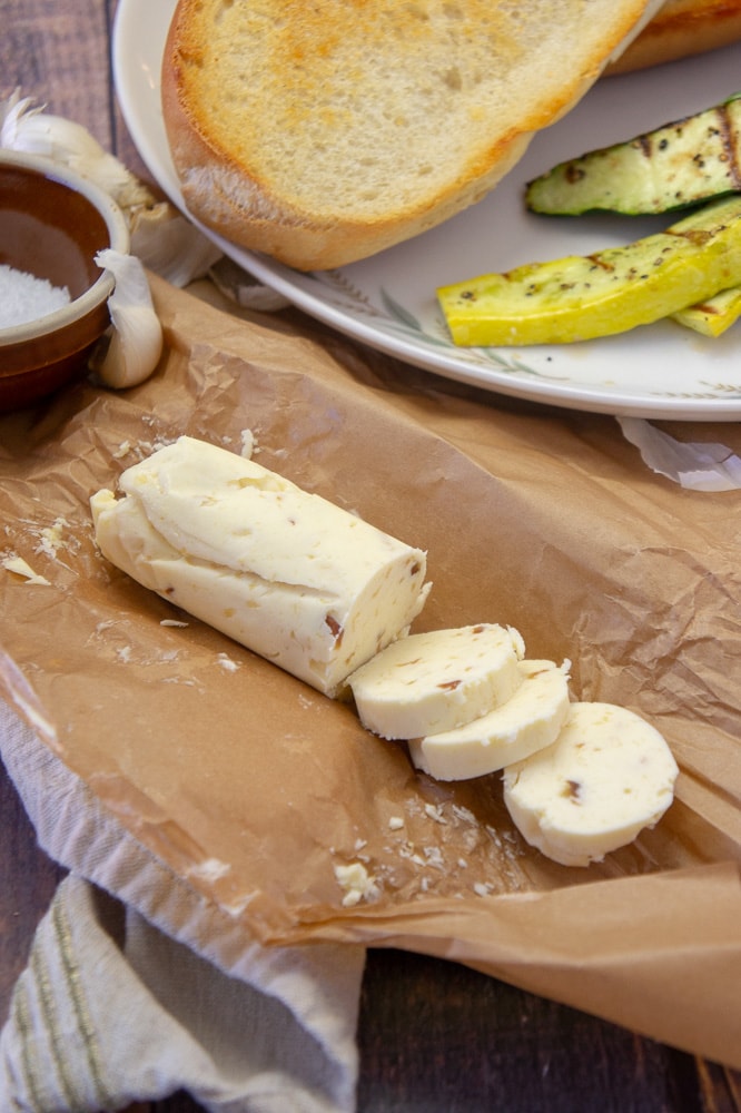 Roasted Garlic Compound Butter The Flour Handprint