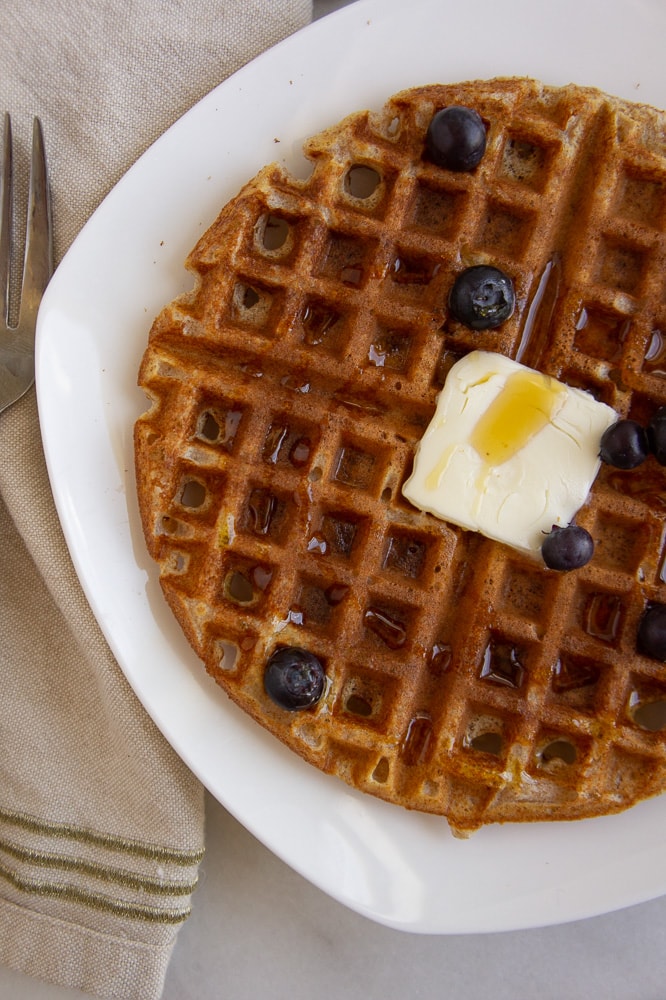 Whole Wheat Waffles (Freezer Recipe) The Flour Handprint