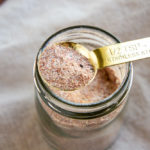 seasoned salt on a teaspoon