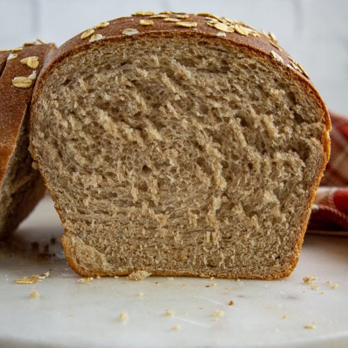 open honey wheat loaf
