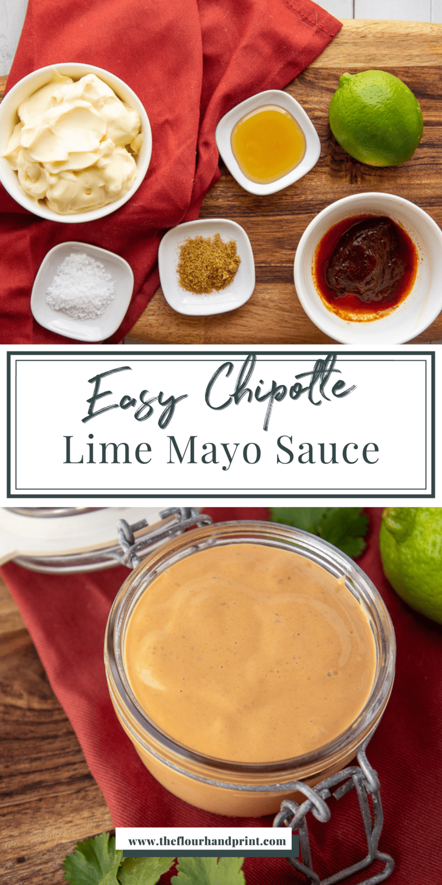 Chipotle Lime Sauce The Flour Handprint