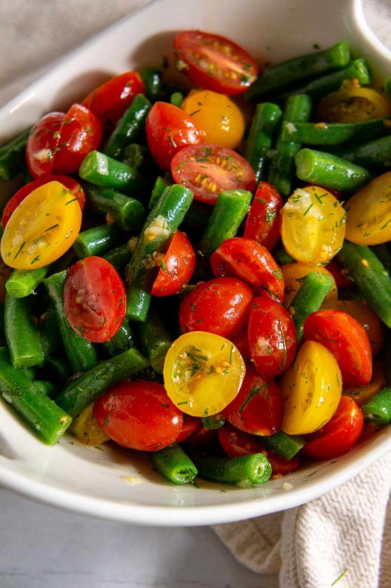 Green Bean and Tomato Salad The Flour Handprint