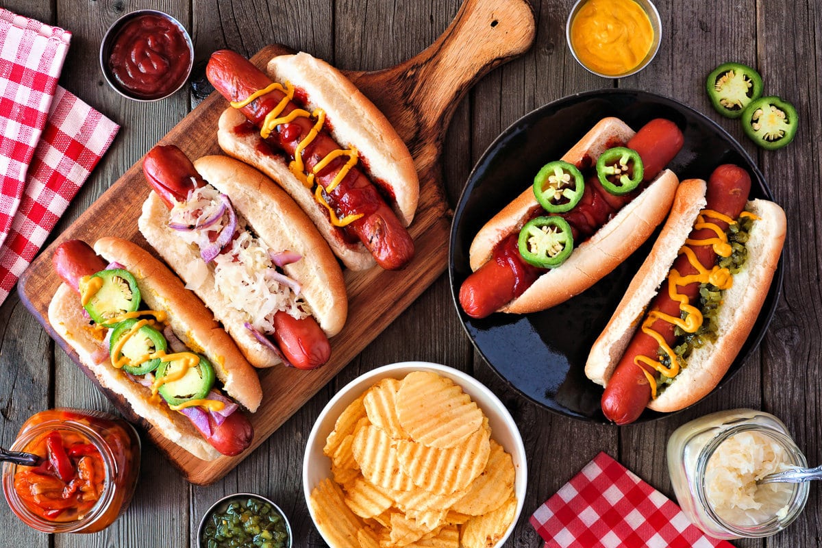 17 Gourmet Hot Dog Recipes w/ Fun Toppings for Your Next Party - Sip Bite Go