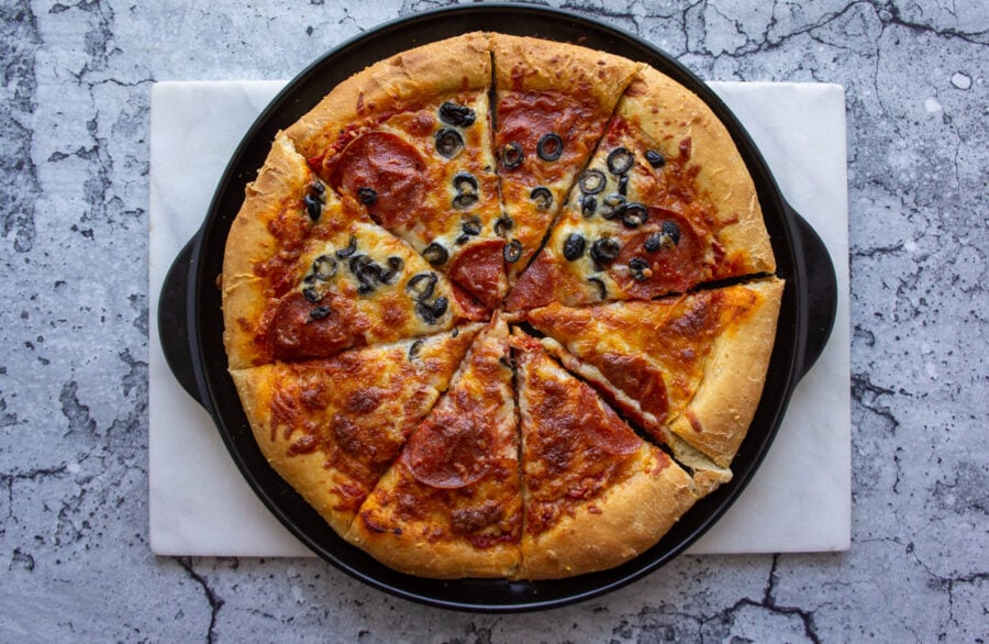 Fluffy Pizza Dough Recipe {2 Pizzas!} The Flour Handprint